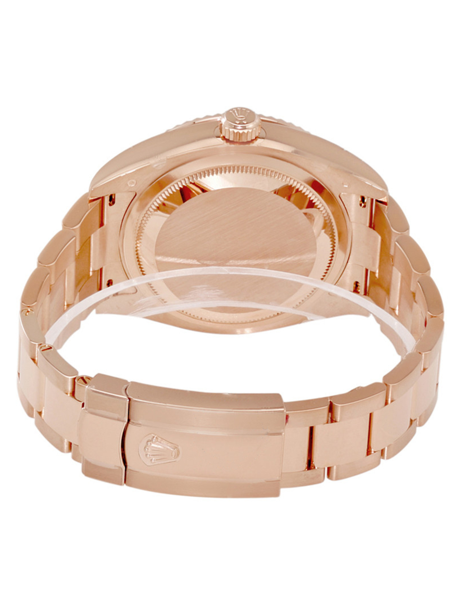 Rolex Sky Dweller Chocolate Dial 18K Everose Gold Oyster Bracciale Automatico Orologi Replica Da Uomo 42 MM-2