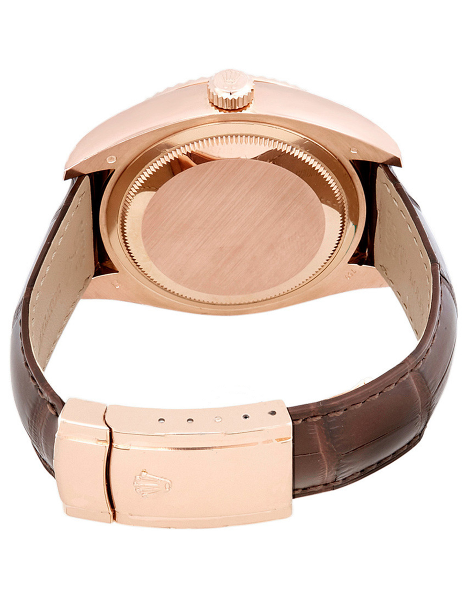 Rolex Sky Dweller Sundust Dial 18K Everose Gold Orologi Replica Da Uomo Automatico 42 MM-2