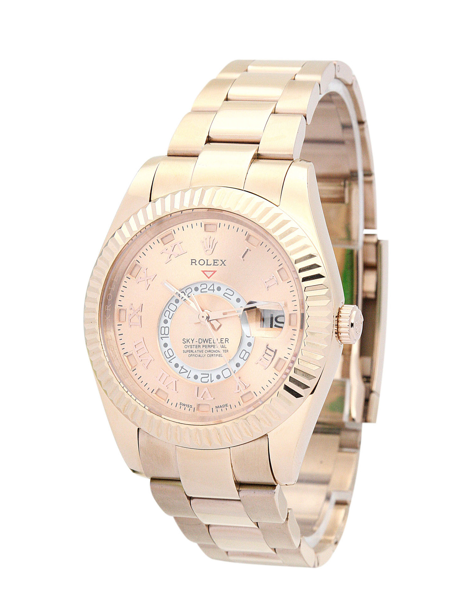 Rolex Sky-Dweller Rose Gold Case Roman Marker 326938 42MM-1