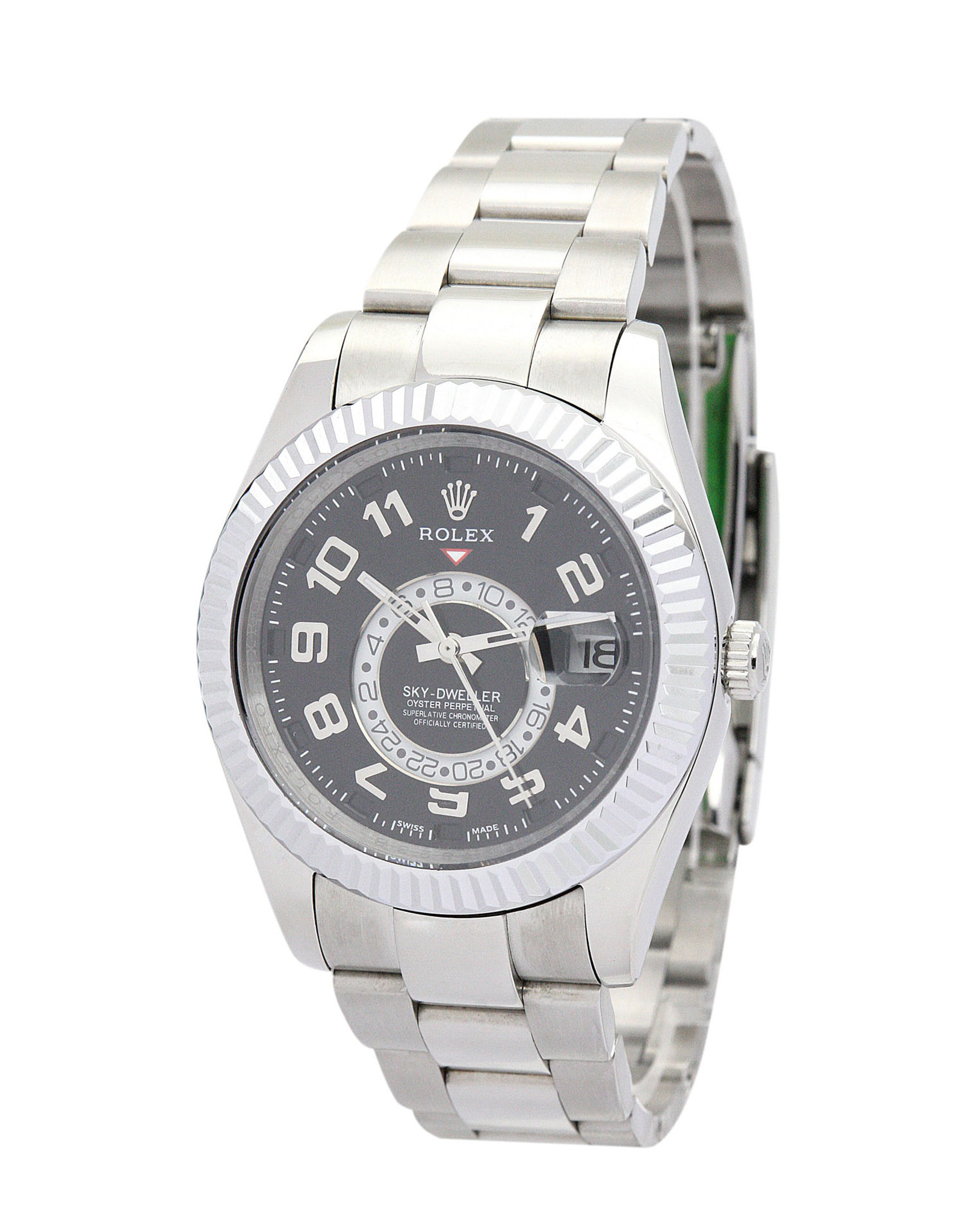 Rolex Sky Dweller Quadrante nero Number Marker 326938 42MM-1