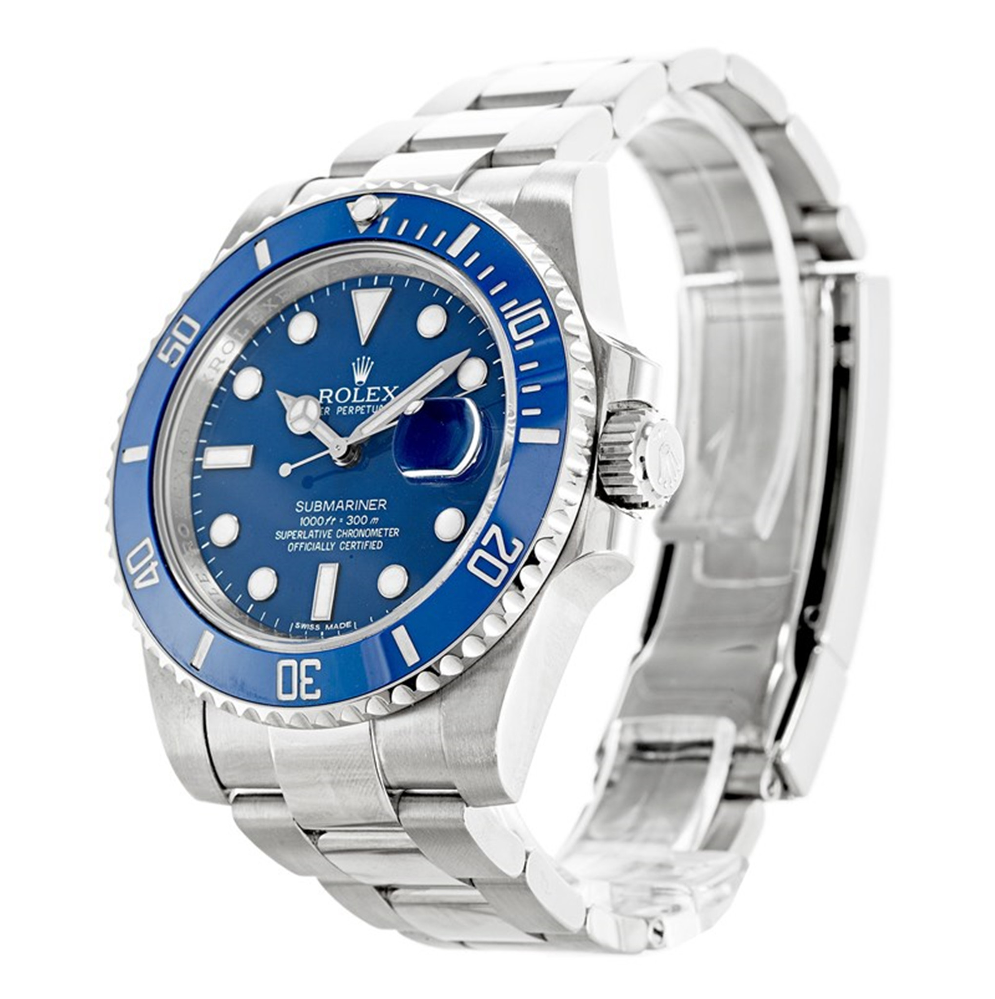 Rolex Submariner Quadrante blu blu Acciaio Cingcio 116619Lb 40MM-1