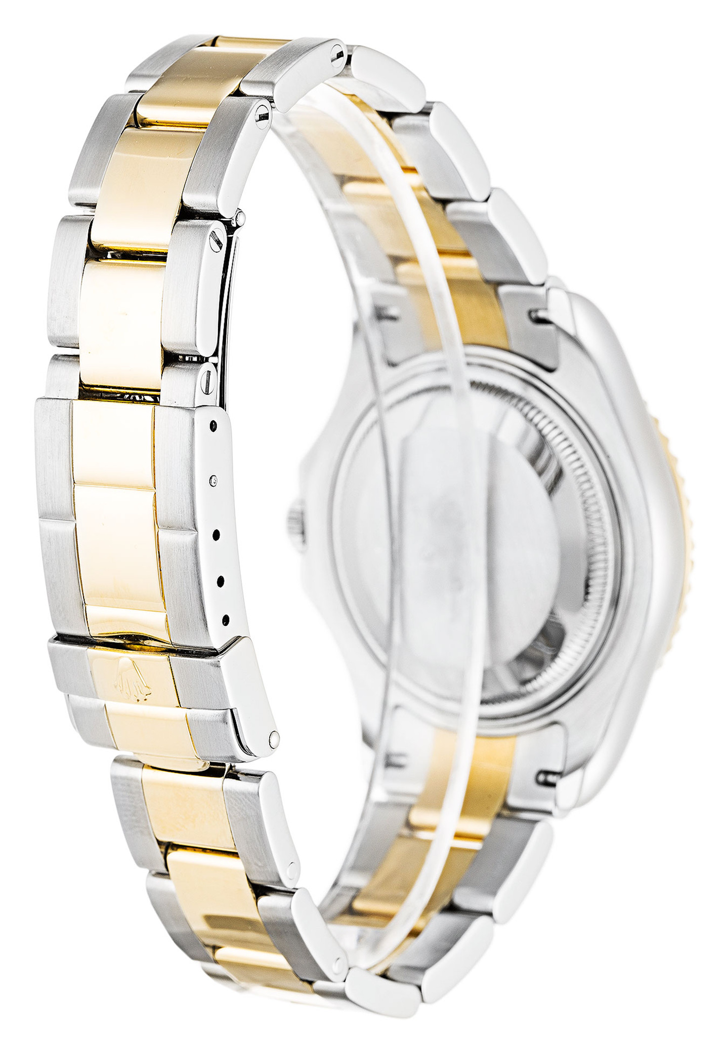 Rolex Yacht Master Quadrante blu Gold Gold Case 168623 35MM-2
