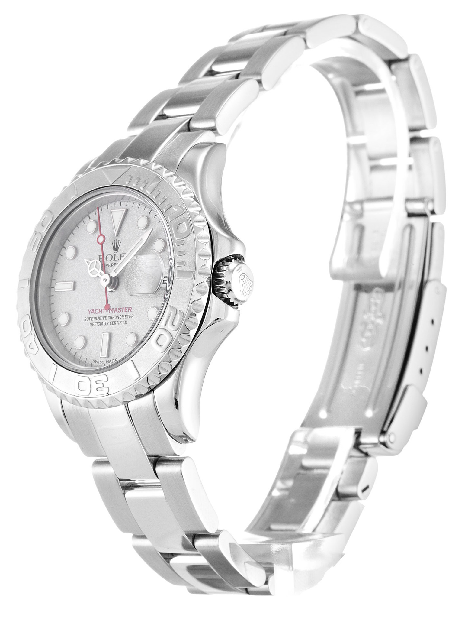 Rolex Yacht Master Stick Marker Cinghia In Acciaio Inossidabile Lady 169622 40MM-1