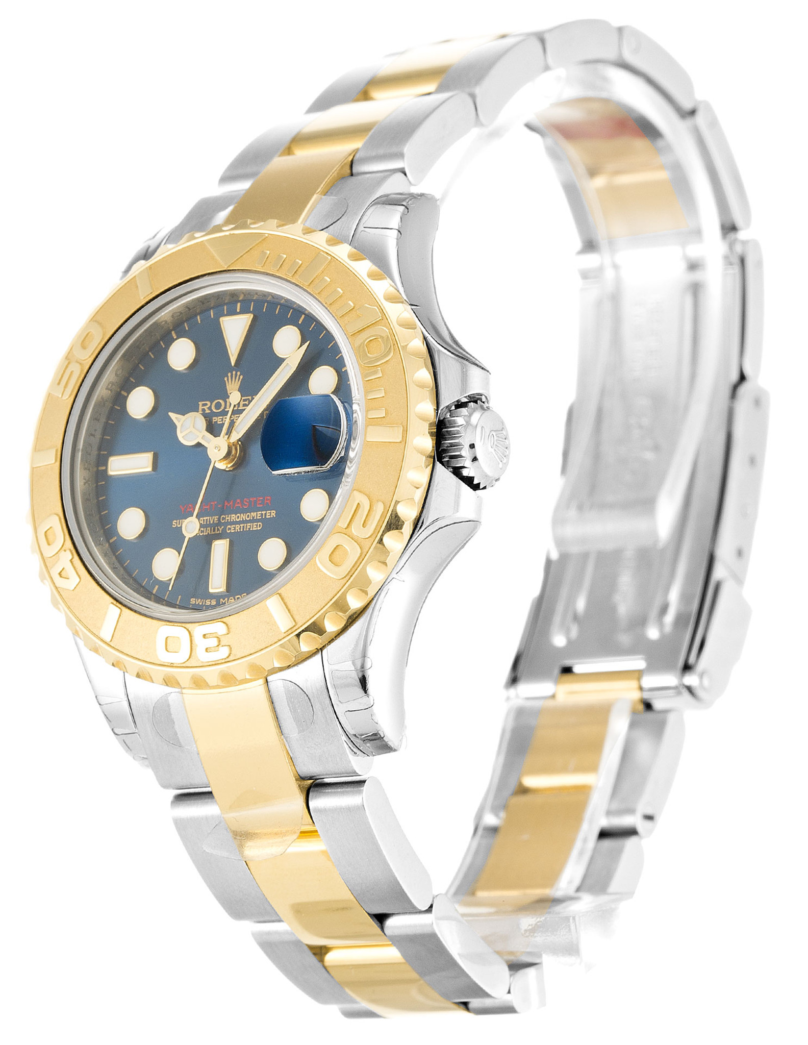 Rolex Yacht Master Quadrante blu Dialse In Acciaio Inossidabile Lady 169623 29MM-1