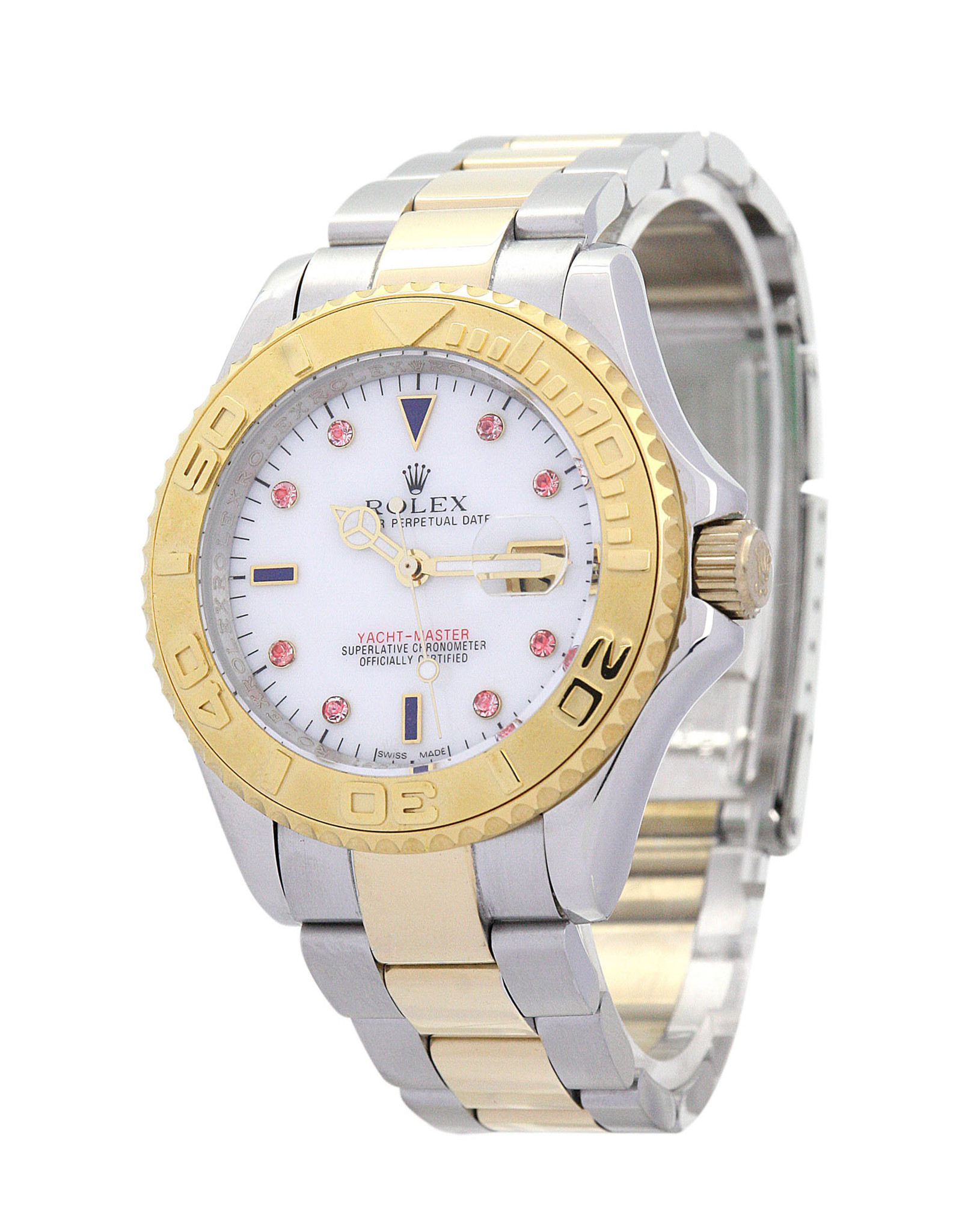 Rolex Yacht Master Giallo Gold Cannone In Acciaio Inossidabile 16623 40MM-1