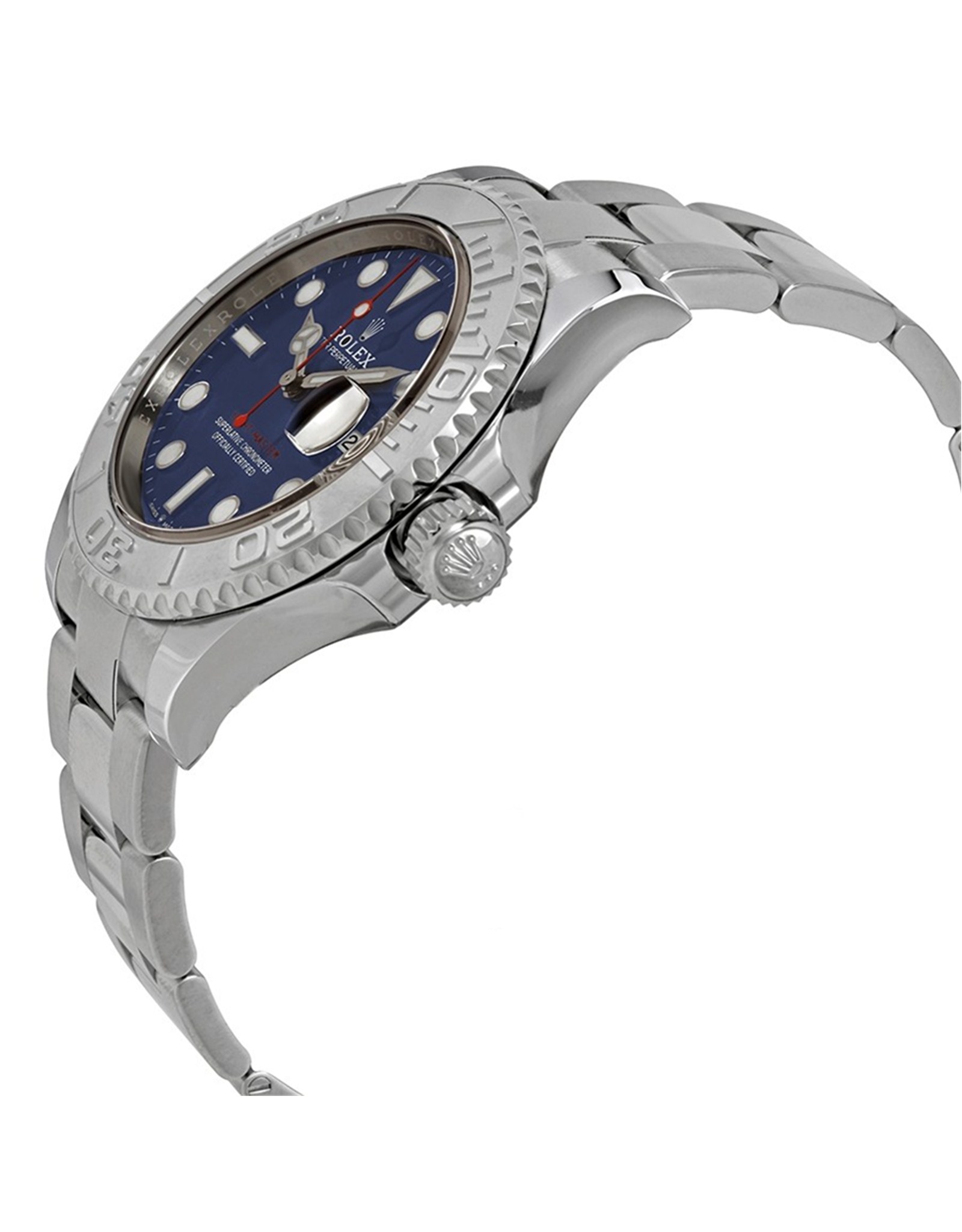 Rolex Yacht Master Quadrante blu Platinum Bezel 116695 Sats 40MM-1
