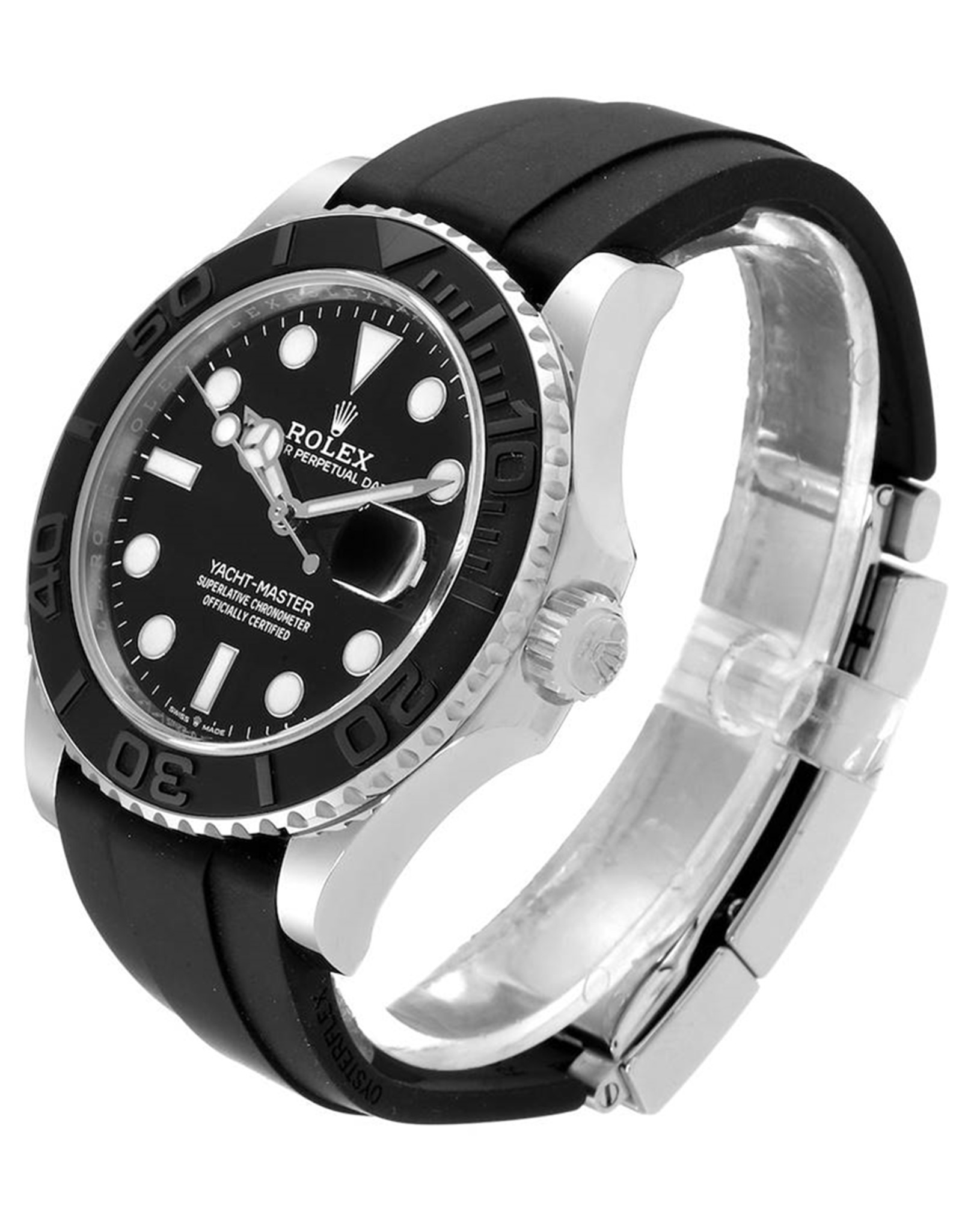 Rolex Yacht Master bianco Gold nero nero Cint 226659 40MM-1