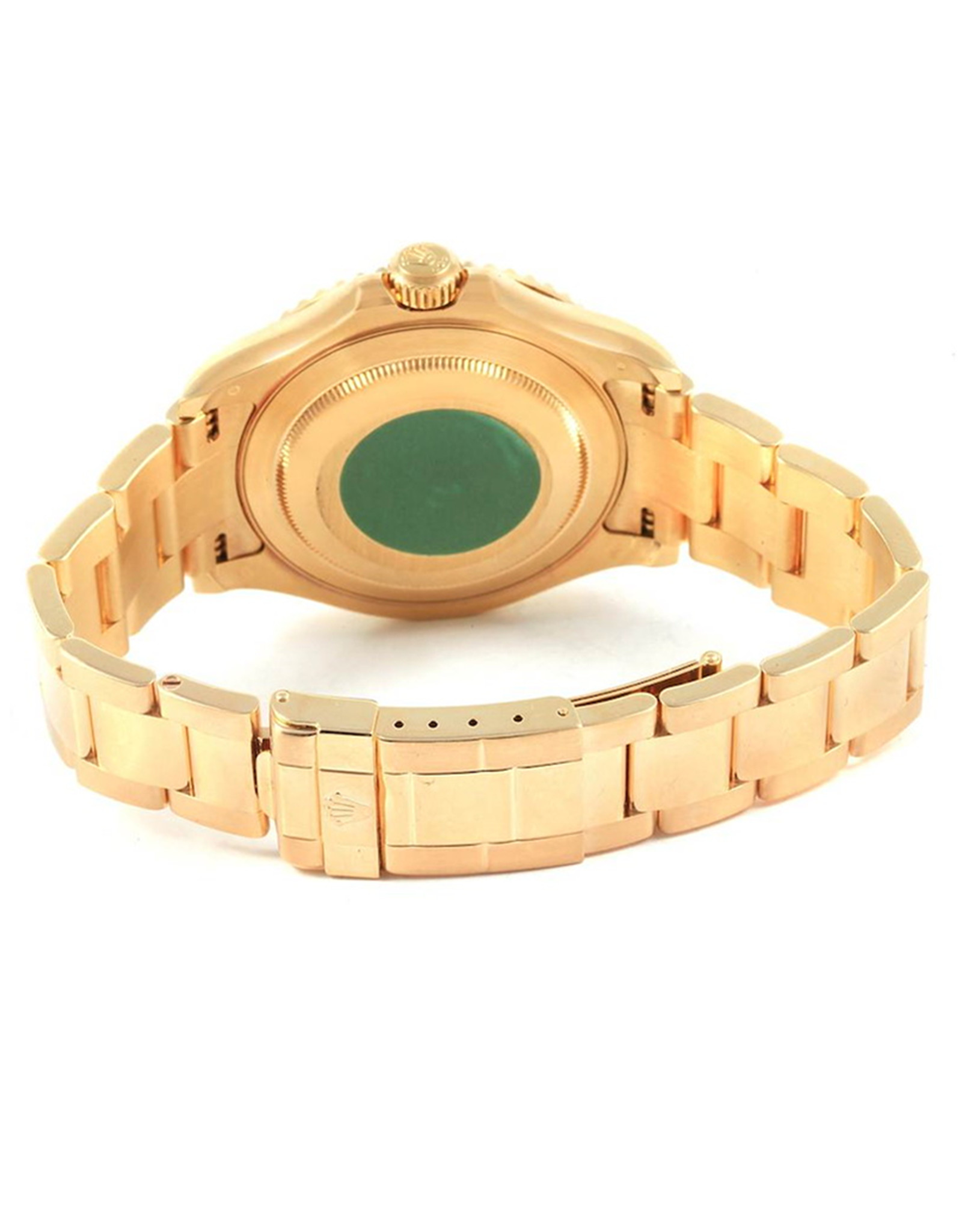 Rolex Yacht Master Giallo Mop Gold Diamond Sapphire Serti Orologi Replica 16628 40MM-2