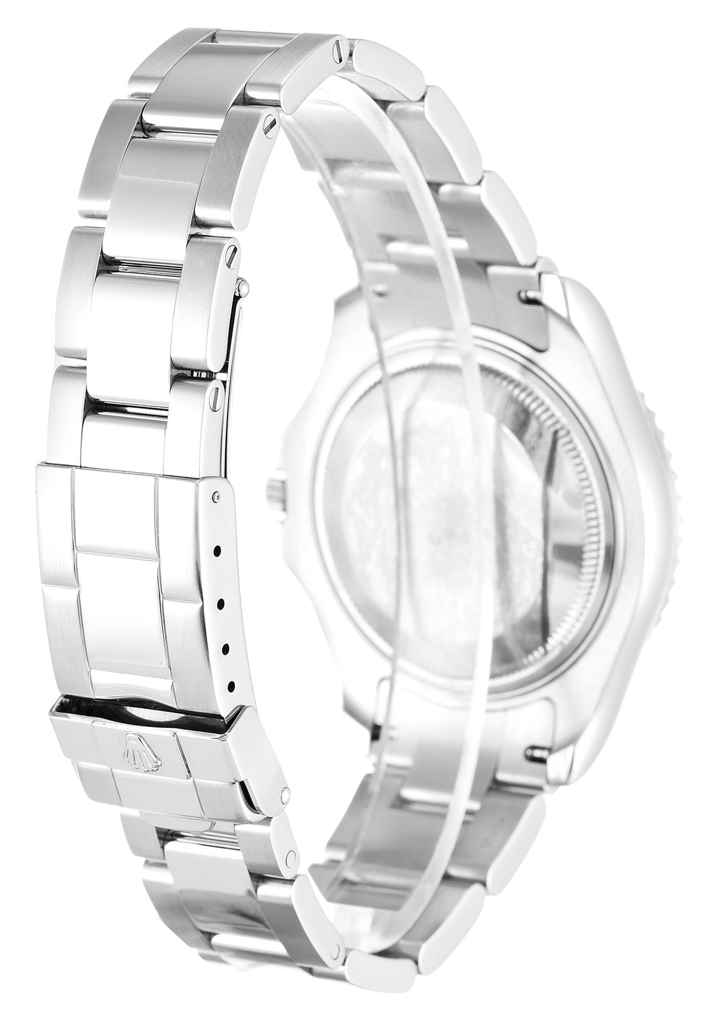 Rolex Yacht Master bianco Case Stick Marker 168622 40MM-2