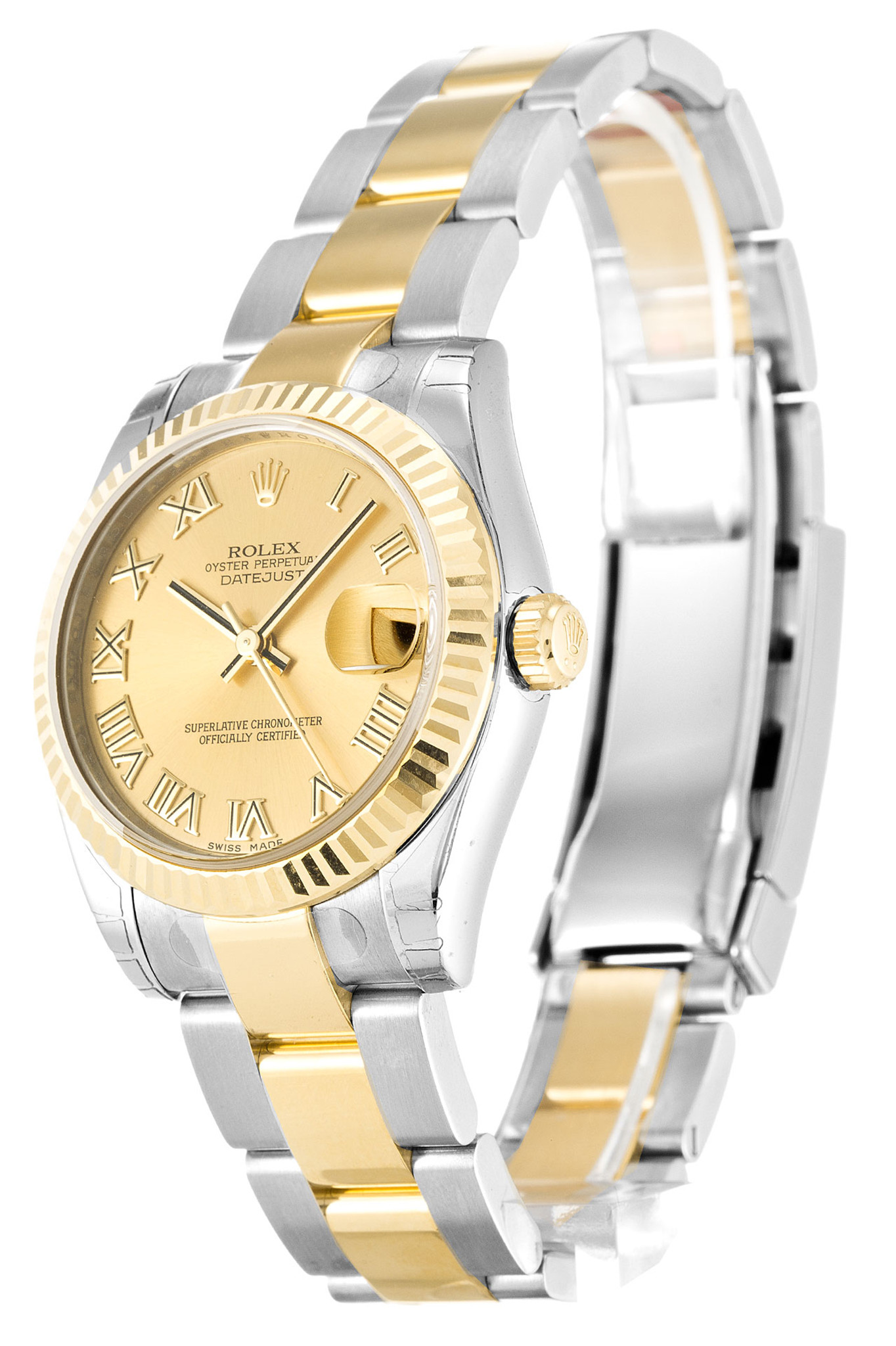 Rolex Datejust Quadrante giallo Dial Roman Marker Lady 178273 31MM-1