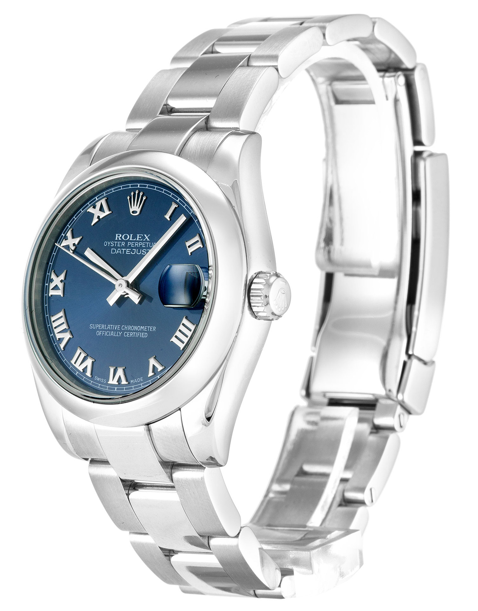Rolex Datejust Quadrante blu Marker Roman Lady 178240 31MM-1