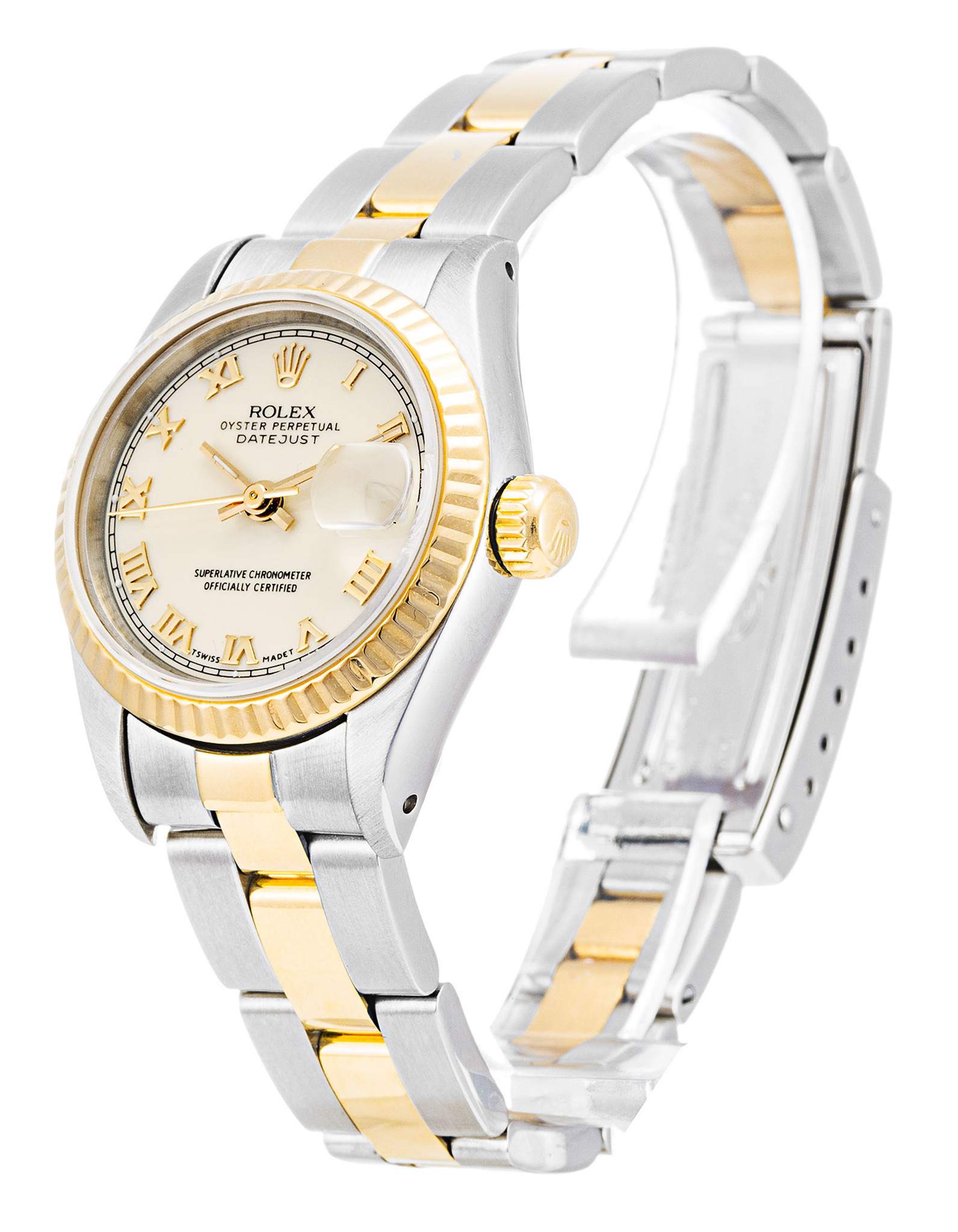 Rolex Datejust Yellow Case Gold Marker Roman Lady 69173 26MM-1
