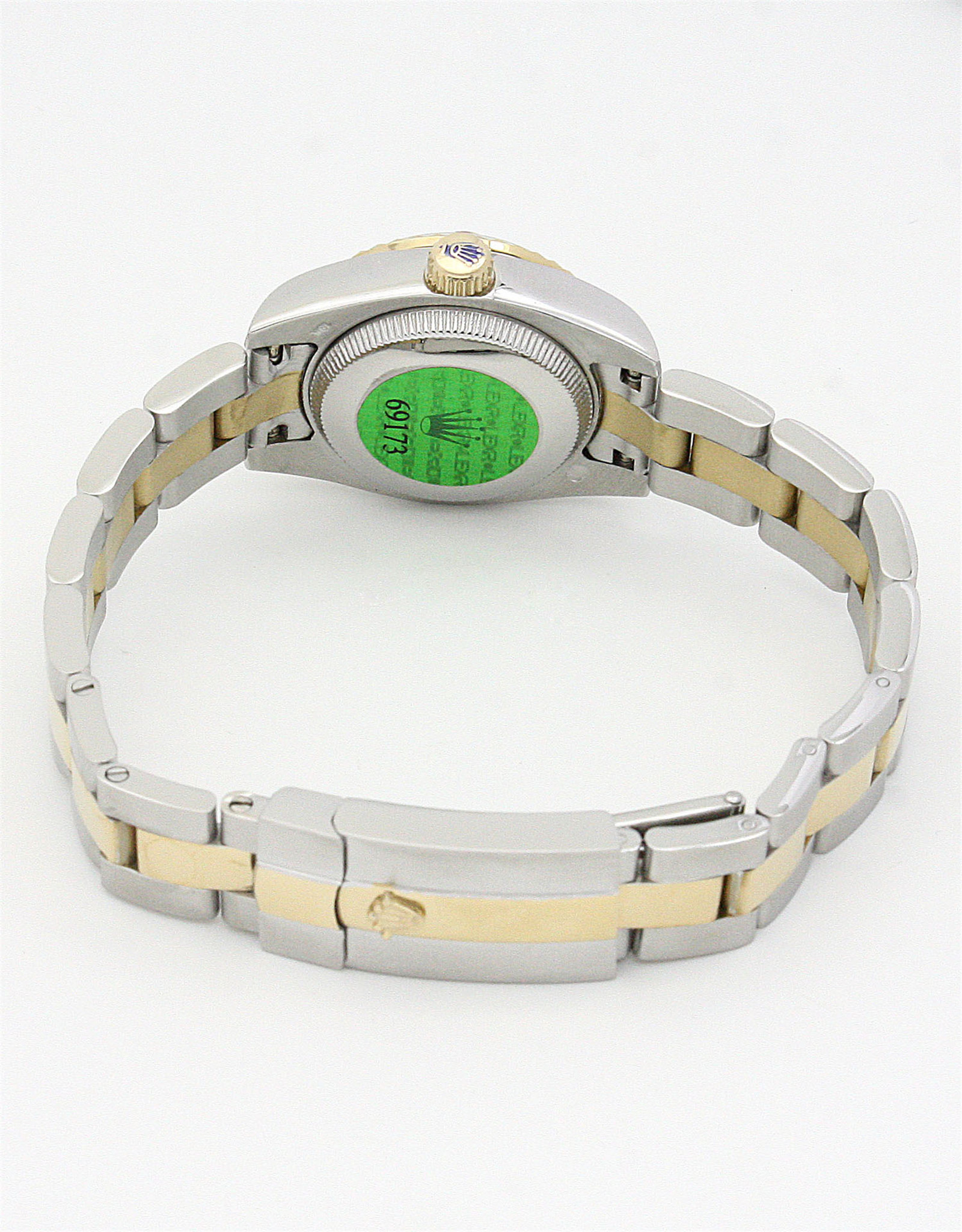 Rolex Datesjust Quadrante giallo Dial Diar Roman Marker Lady 26MM-2