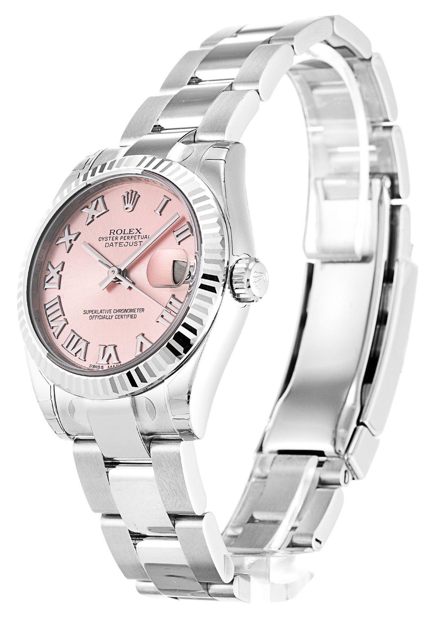 Rolex Datejust bianco Case Roman Marker Lady 178274 31MM-1