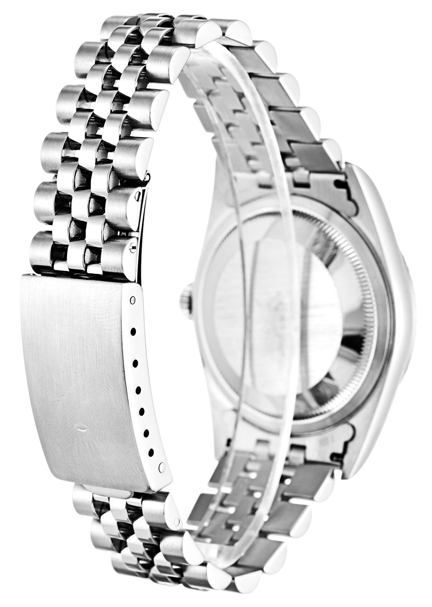 Rolex Datesjust Quadrante bianco Dialga Inossidabile Cinghia 16220 36MM-2