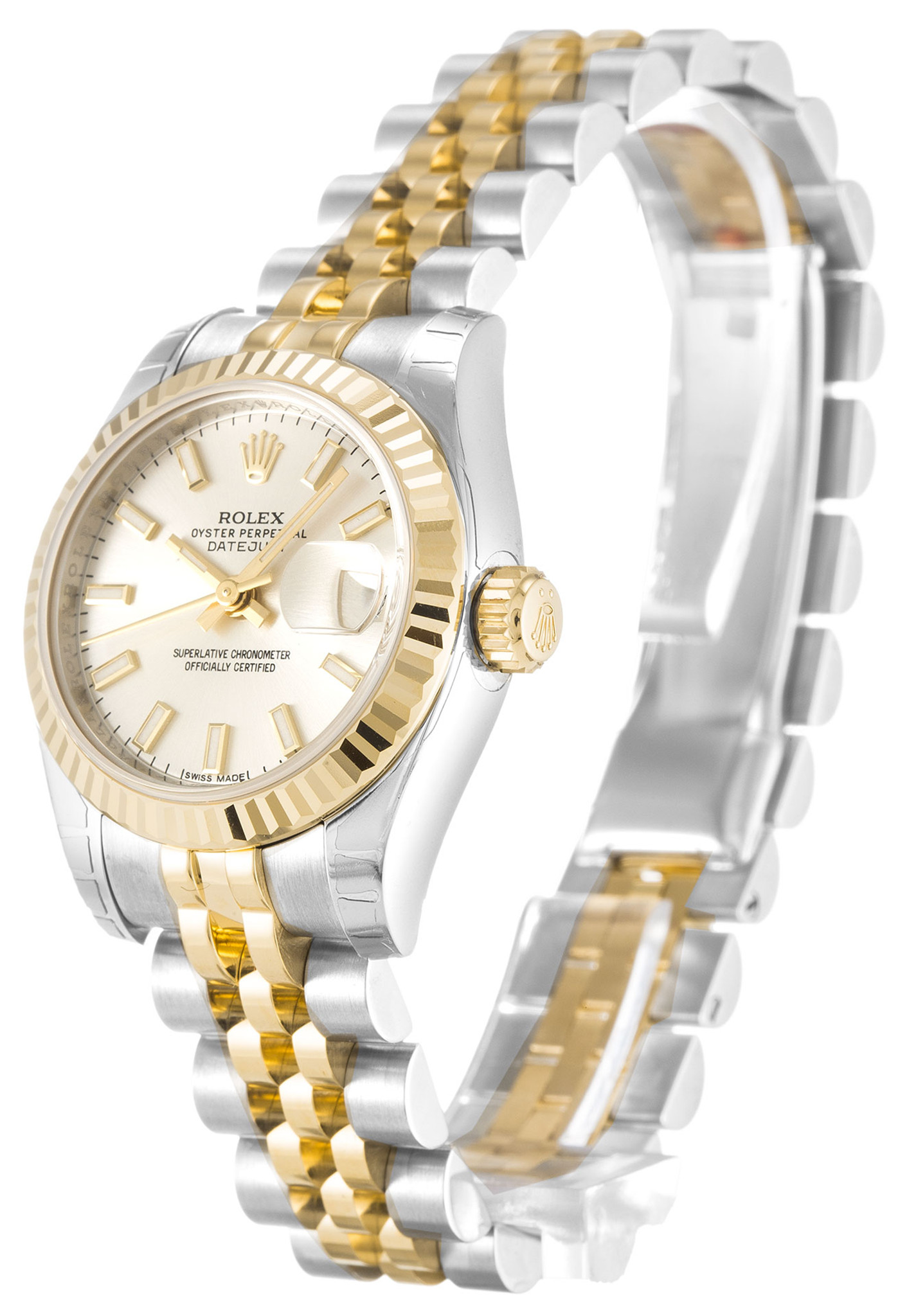 Rolex Datejust Stick Marker Strap In Acciaio Inossidabile Lady 179173 26MM-1