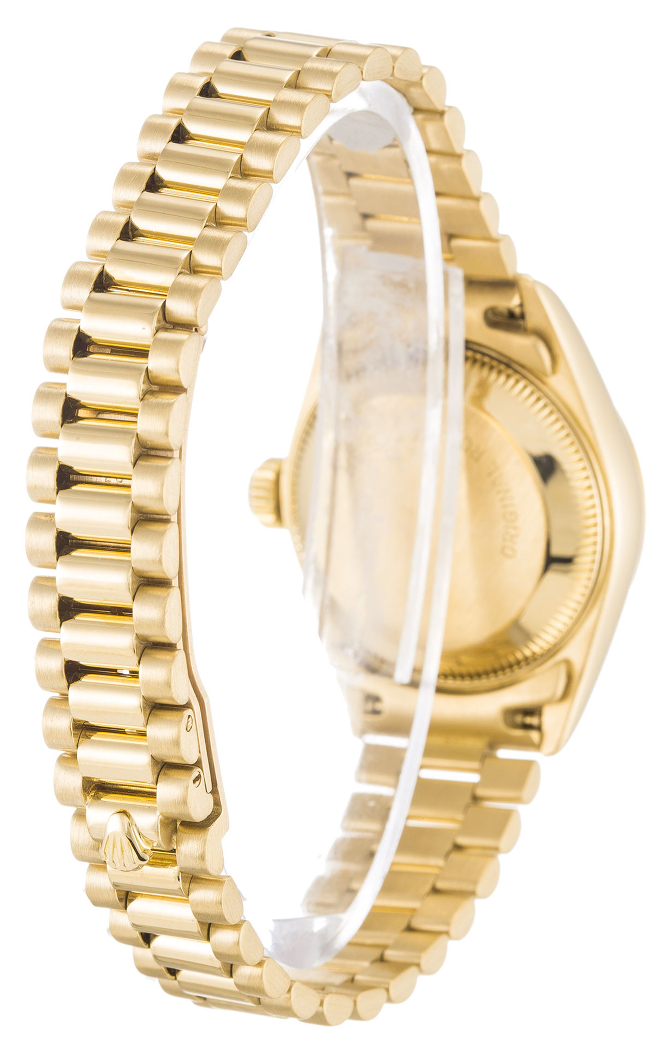 Rolex Datejust Quadrante dorato Stick Marker Lady 69178 26MM-2
