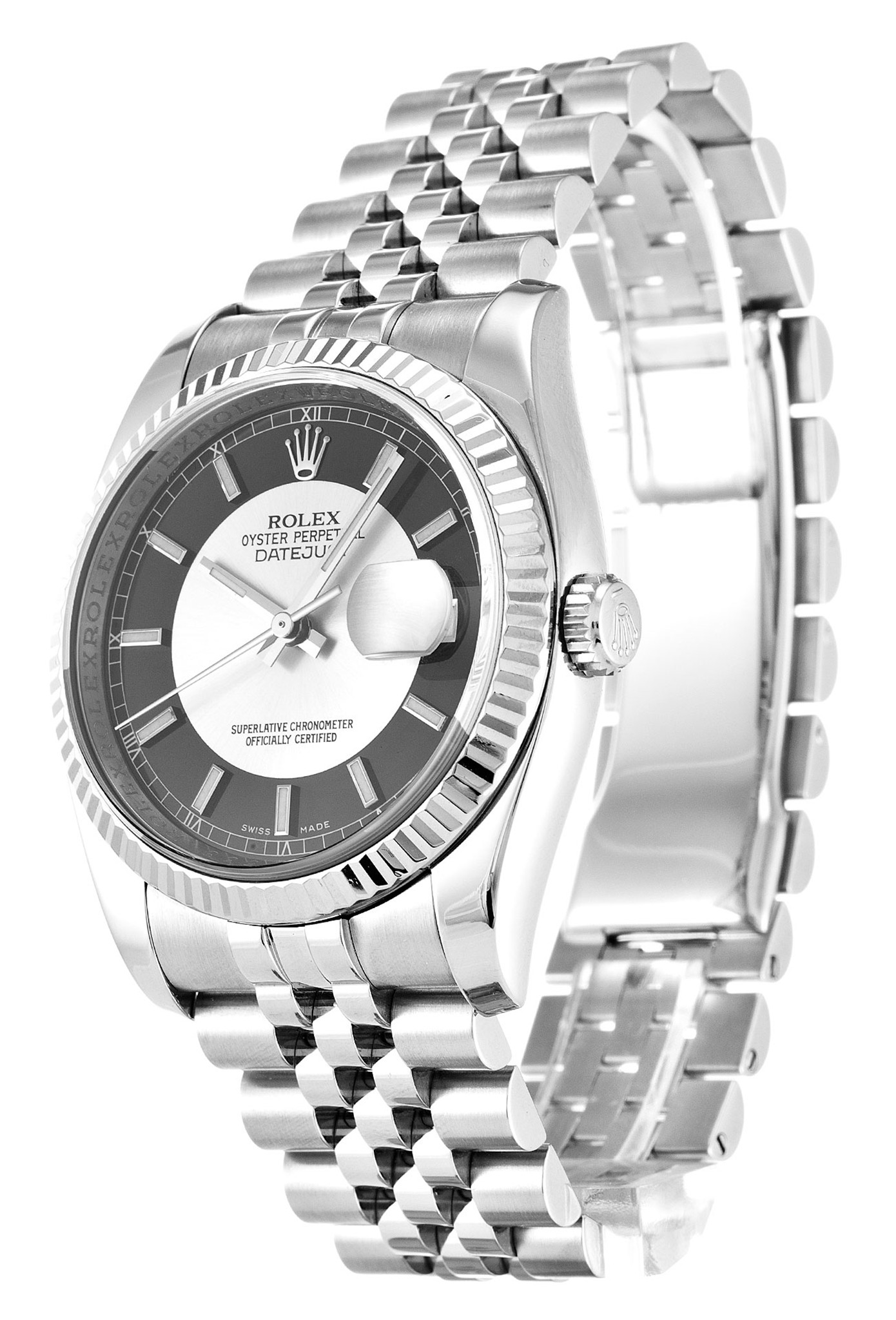 Rolex Datejust Quadrante nero Stick Marker 116234 36MM-1