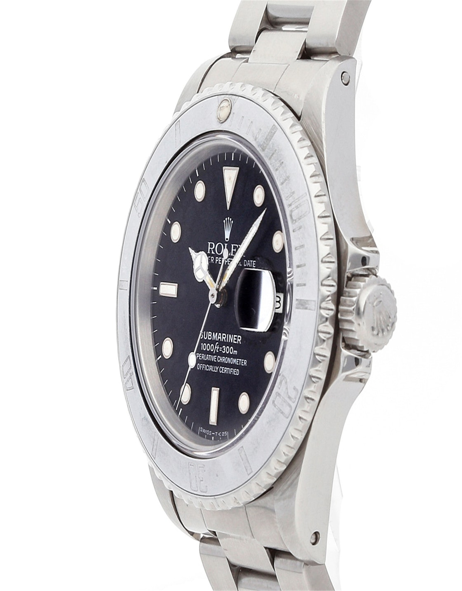 Rolex Submariner Quadrante nero Silver Dial 16800 40MM-1