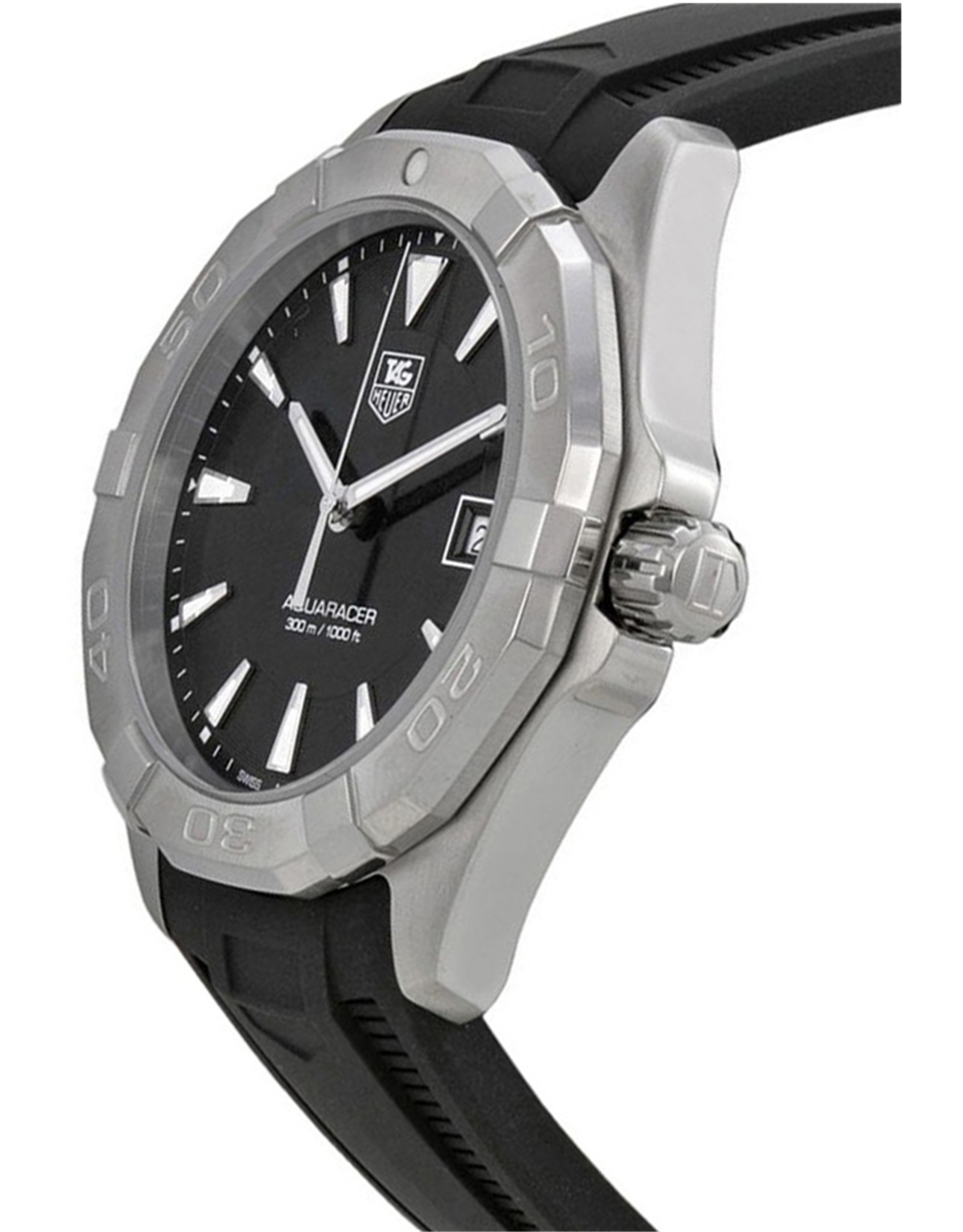 Tag Heuer Aquaracer 300M Quadrante Nero Orologi Replica Maschile110.Ft8021 40.5MM-1