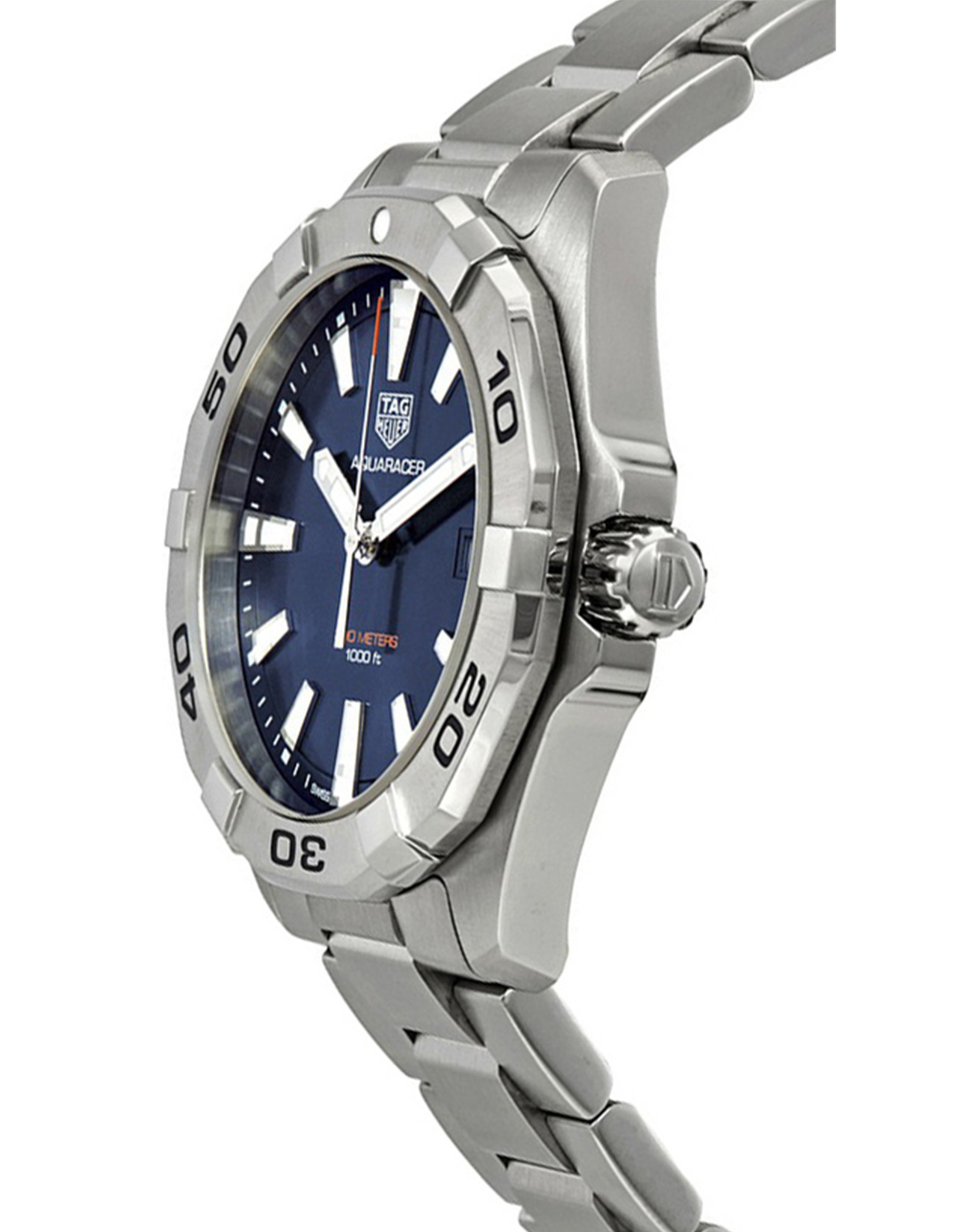 Tag Heuer Acquaracer Spazzolato Blu Quadrante Maschile Orologi Replica Da Uomo Vendita Wbd1112.Ba0928 41MM-1