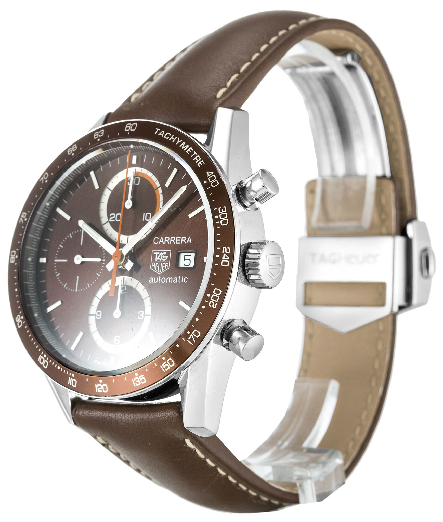 Tag Heuer Carrera Cv2013.Fc6234 Marcatori Di Bastoncini Neri 41MM-1