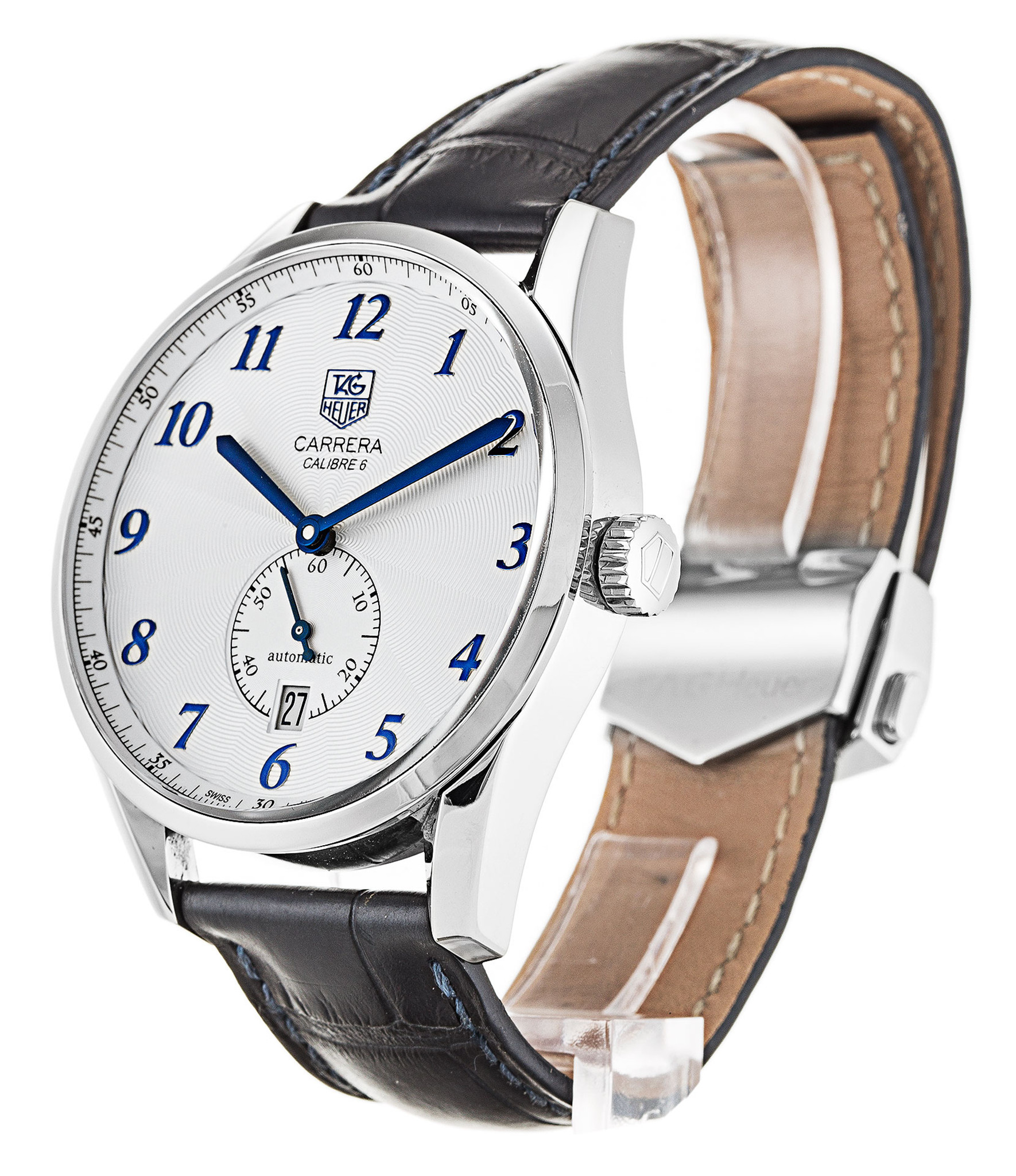 Tag Heuer Carrera È 2111.Fc6293 Cinghia Di Pelle Bianca 41MM-1