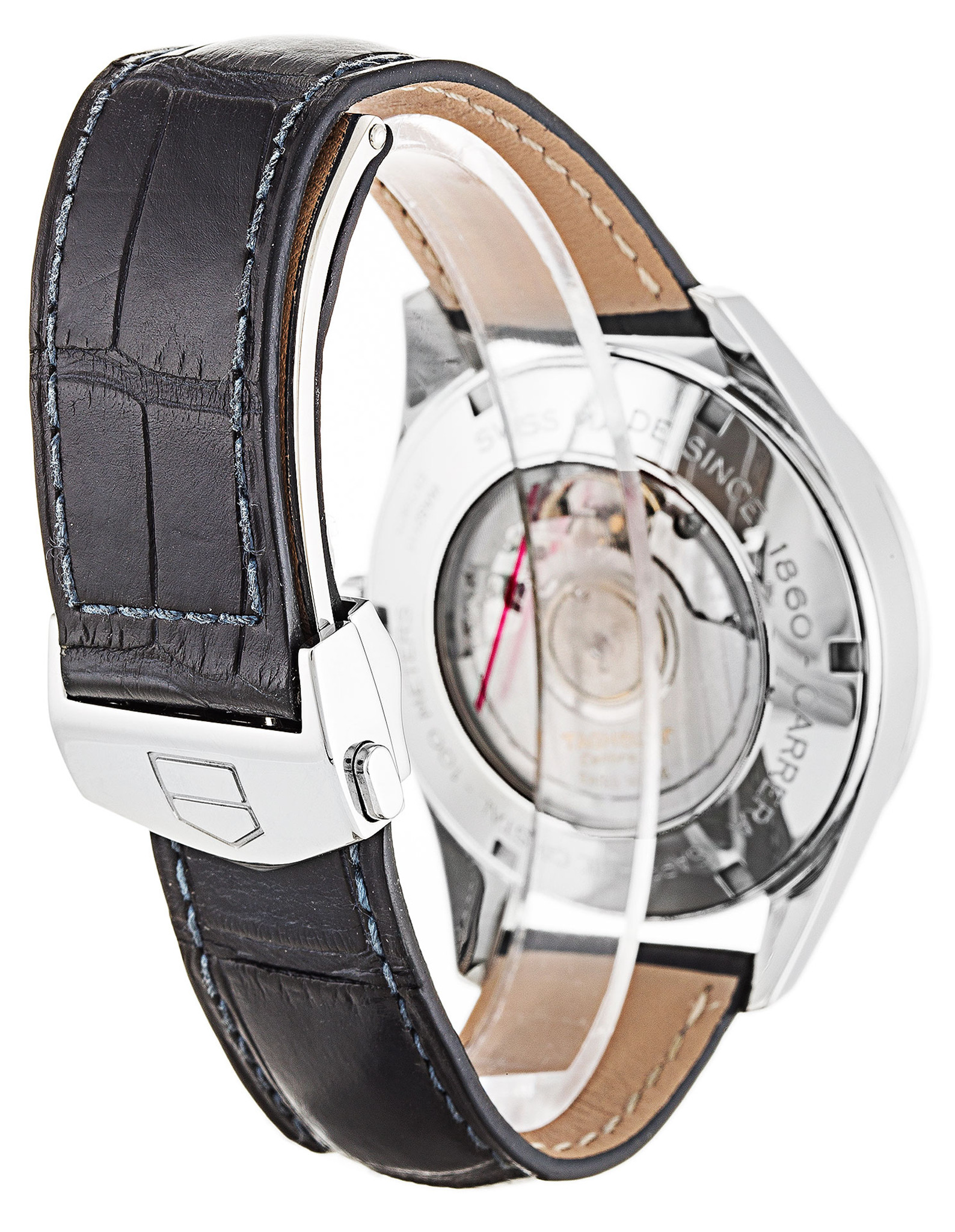 Tag Heuer Carrera È 2111.Fc6293 Cinghia Di Pelle Bianca 41MM-2