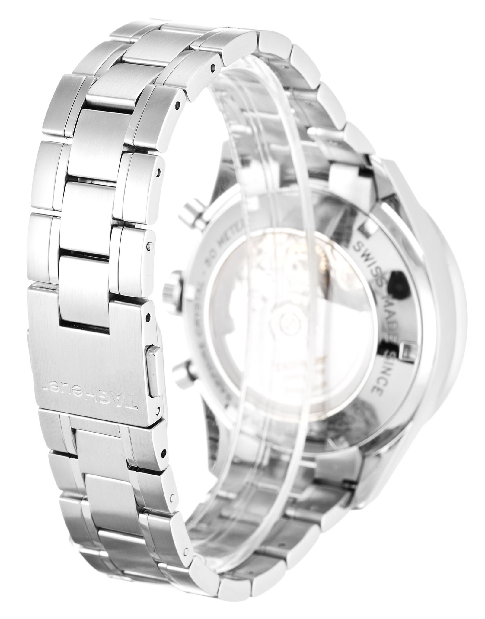 Tag Heuer Carrera Cv2010.Ba0786 Marcatori A Bastoncini Neri 41MM-2