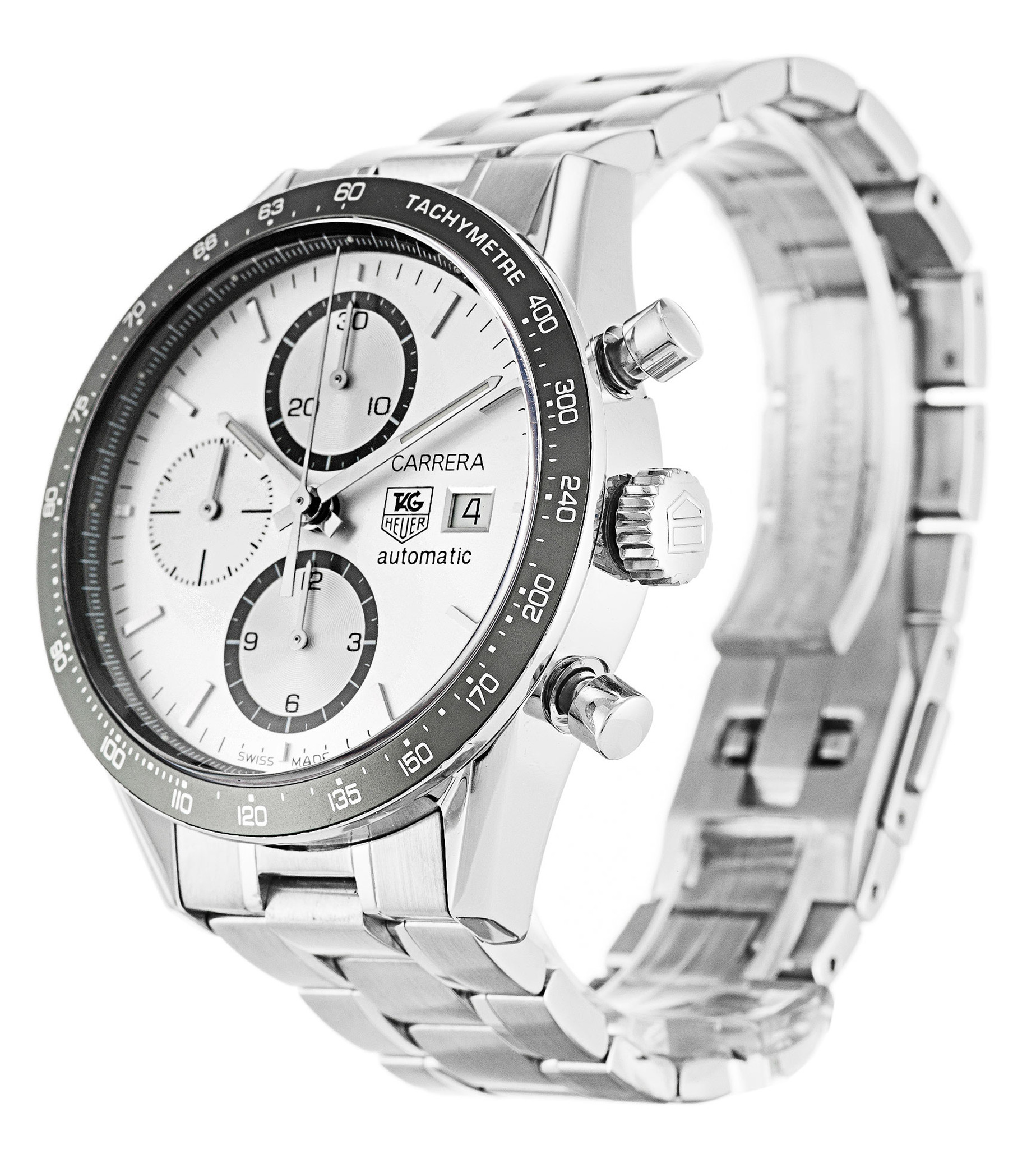 Tag Heuer Carrera Cv2011.Ba0786 Marcatori Di Bastoncini Bianchi 41MM-1