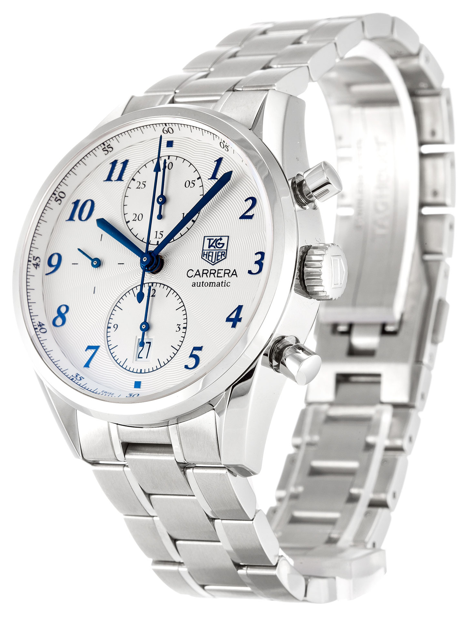 Tag Heuer Carrera Cas2111.Ba0730 Numero Di Quadrante Bianco 41MM-1