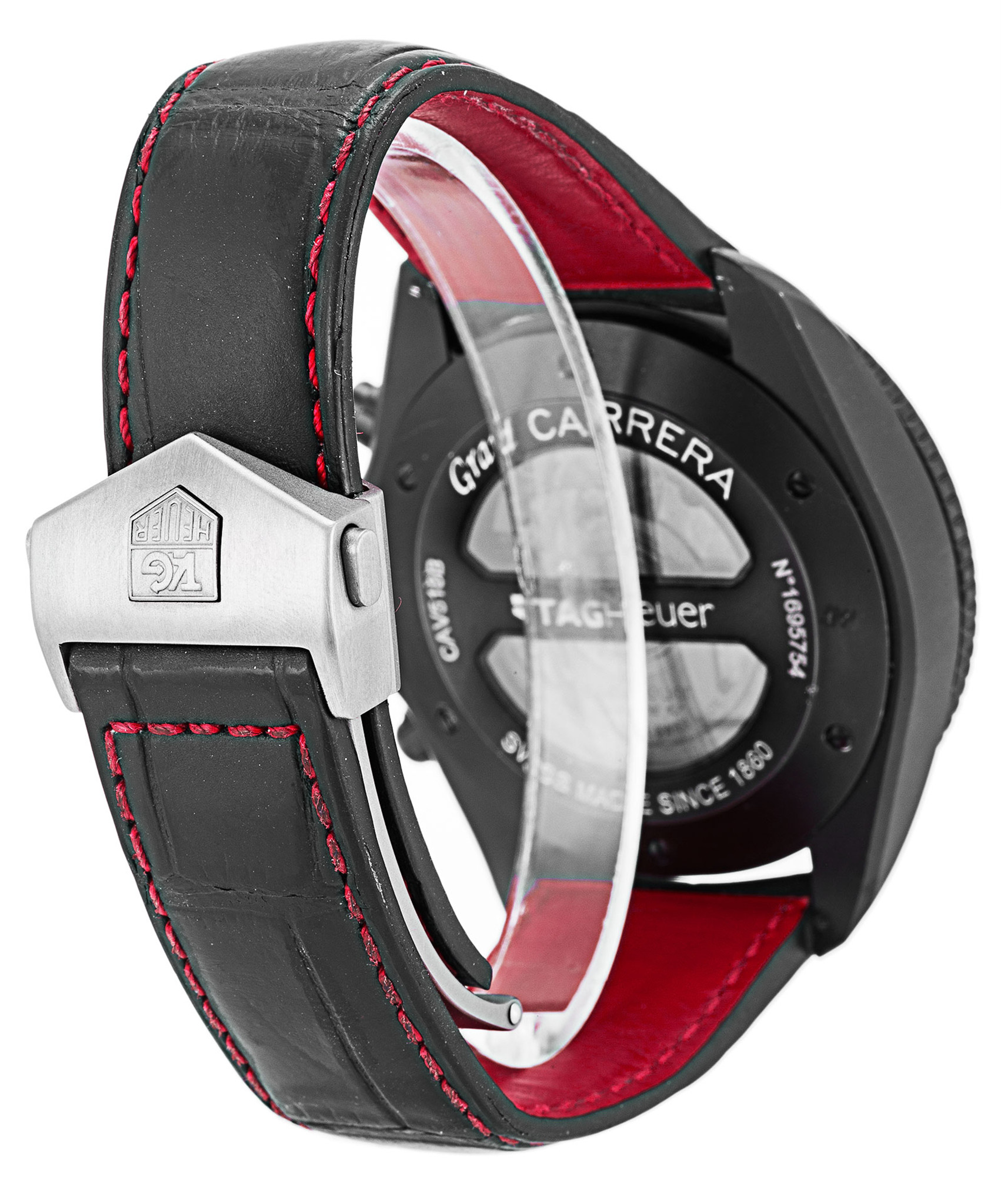 Tag Heuer Grand Carrera Cav518B.Fc6237 Marcatori A Bastoncini Neri 43MM-2
