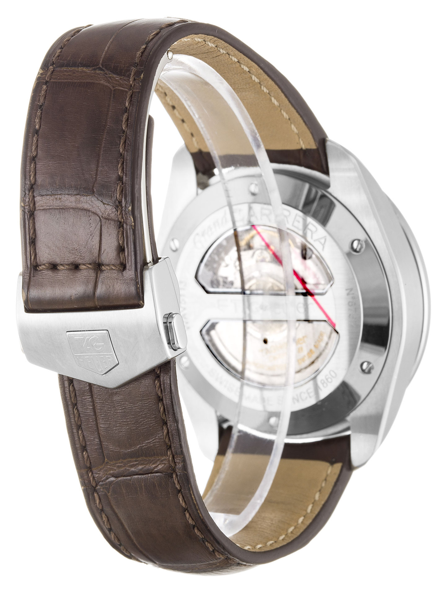 Tag Heuer Grand Carrera Wav5113.Fc6225 Marcatori Di Bastoncini Bianchi 42MM-2