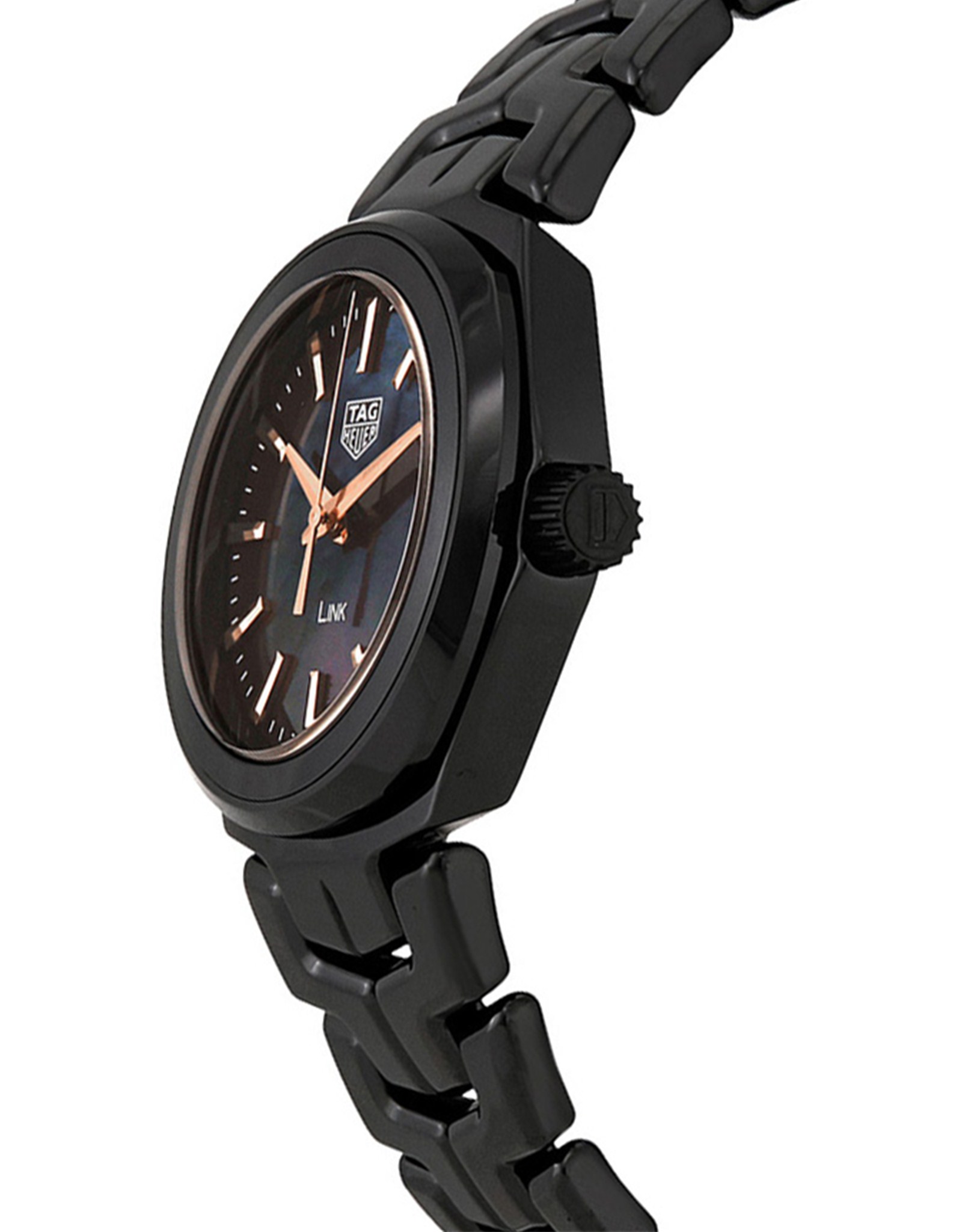 Tag Heuer Link Madre Perla Nera Quadrante Wbc1392.Bh0744 32MM-1