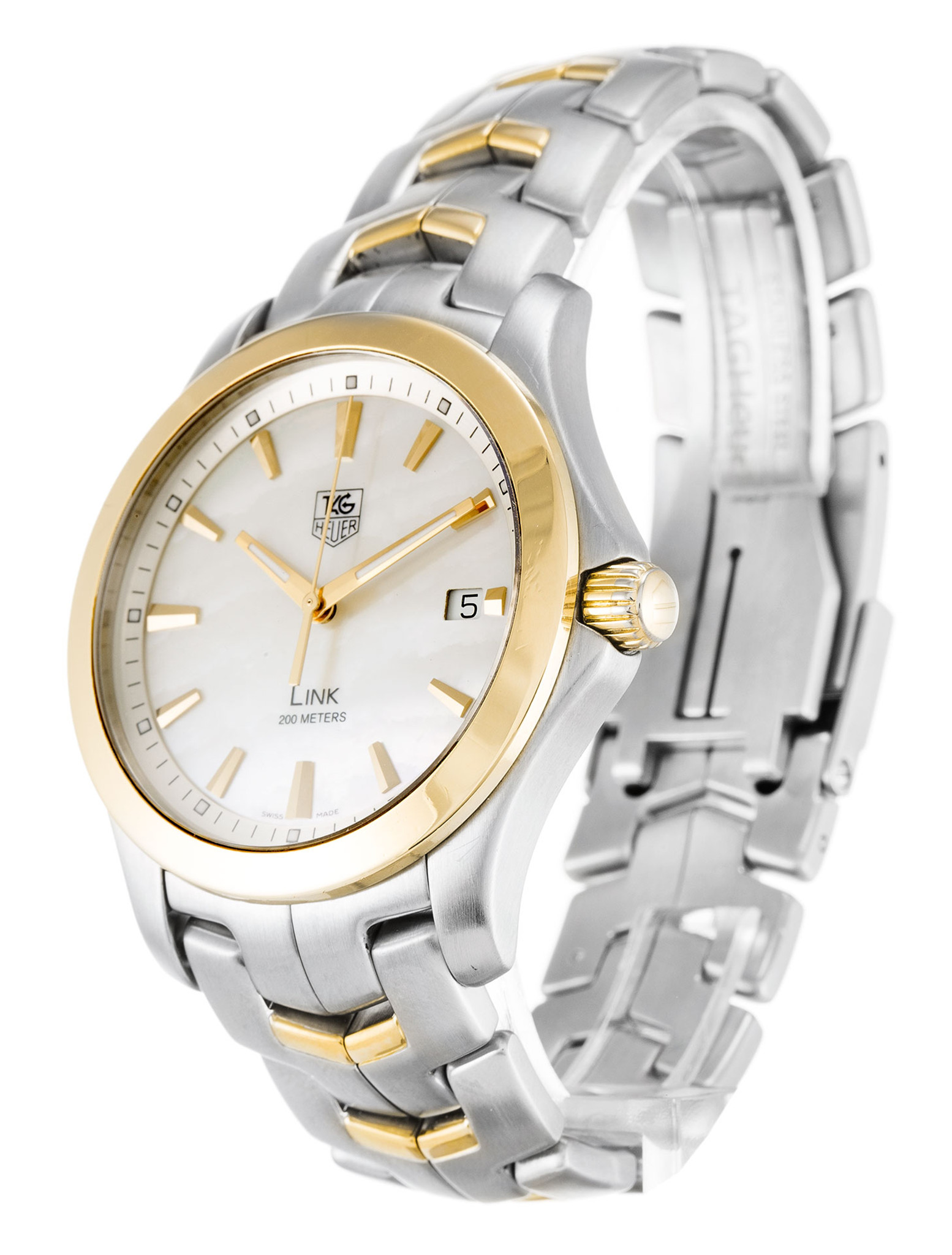 Tag Heuer Madre Di Perle Bianco Quadrante Wjf1152.Bb0579 40 MM-1