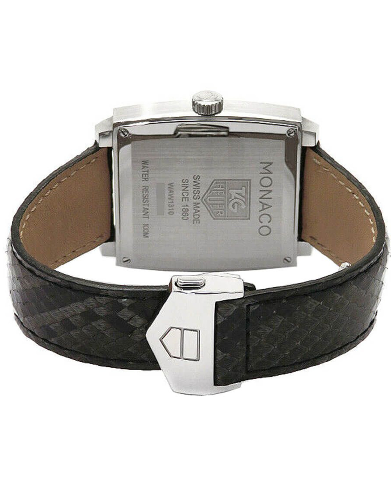 Tag Heuer Monaco Nero Quadrante Diamanti Orologi Replica Da Donna Waw1310.Fc6216 37MM-2