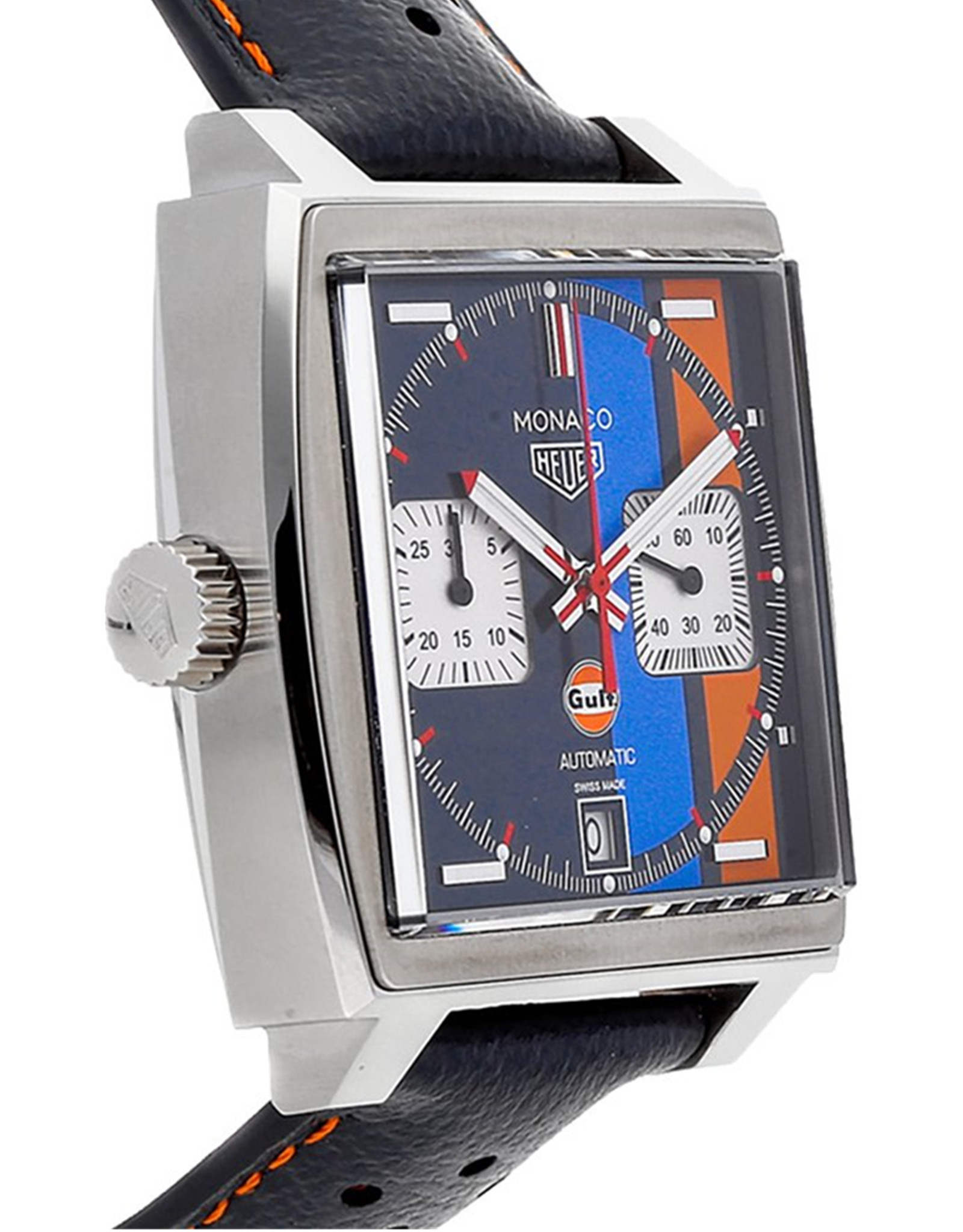 Tag Heuer Monaco Blu Quadrante Maschile Orologi Replica Caw211R.Fc6401 Da 39MM Quarzo-2