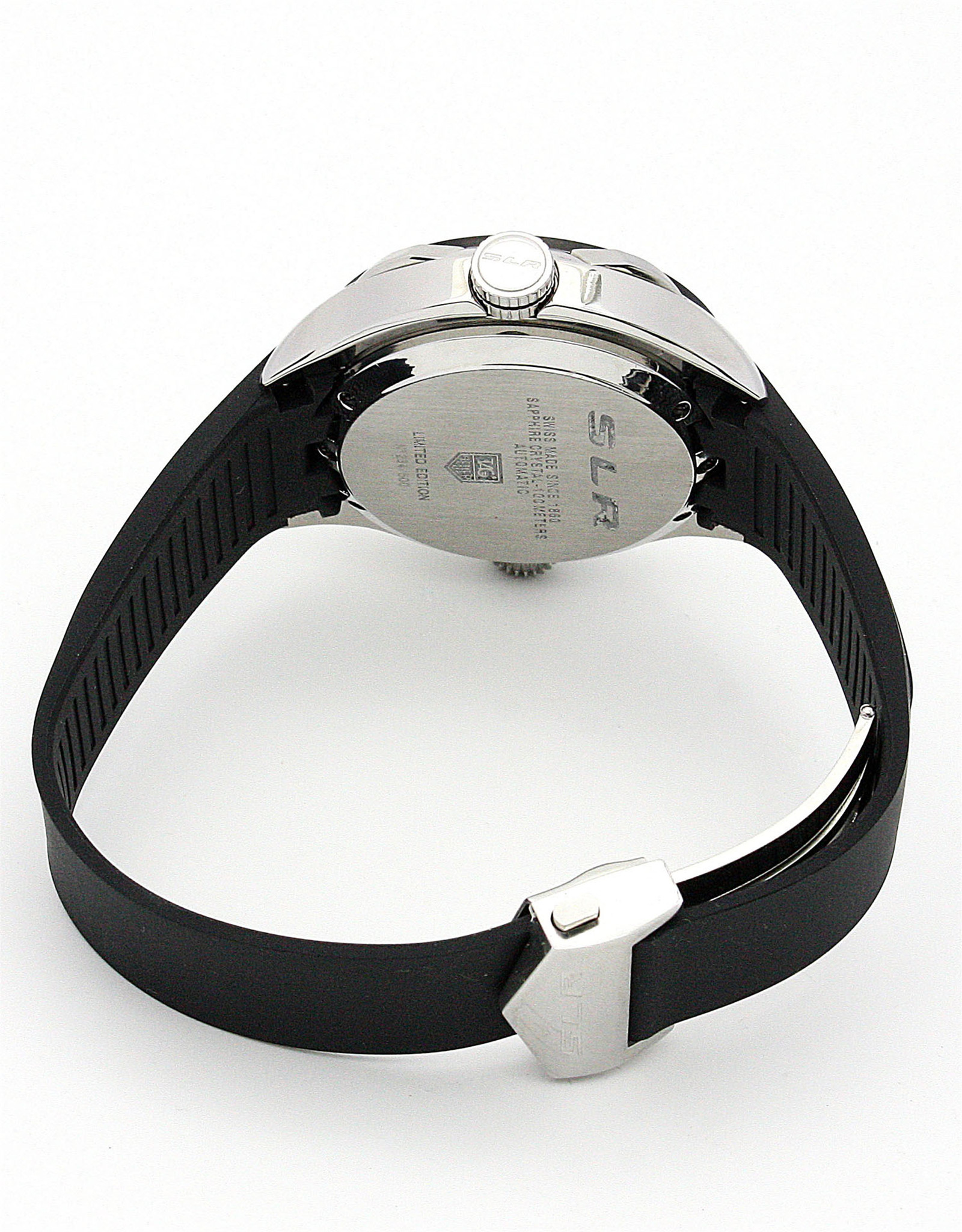 Tag Heuer Cinghia Di GoMMa Nera Con Quadrante Nero Cag2010.Ba0254 47 MM-2
