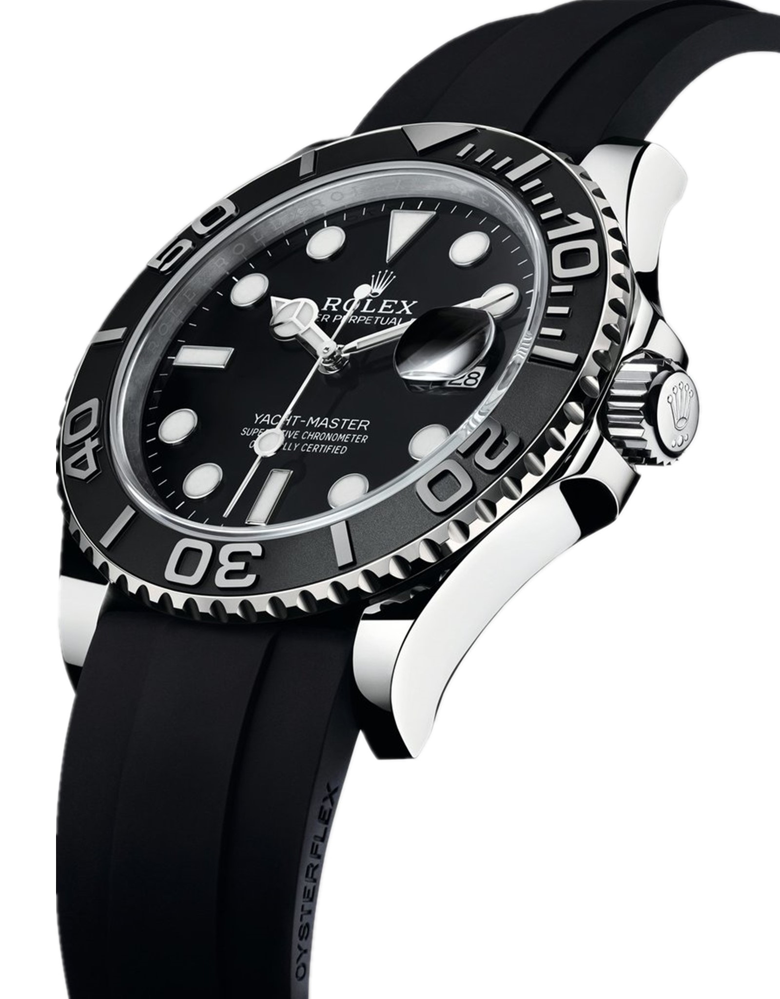 Rolex Yacht Master Quadrante nero Dia Nella Cintina M226659 42MM-1