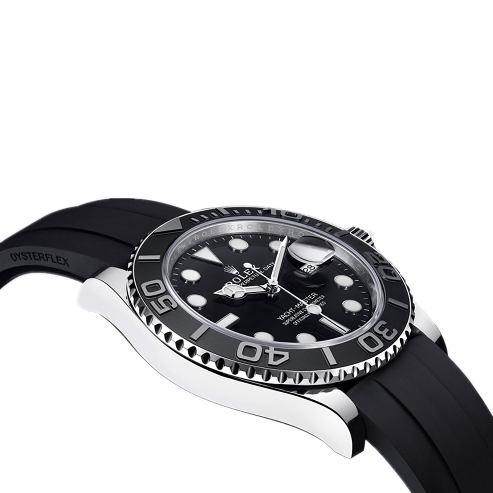 Rolex Yacht Master Quadrante nero Dia Nella Cintina M226659 42MM-2