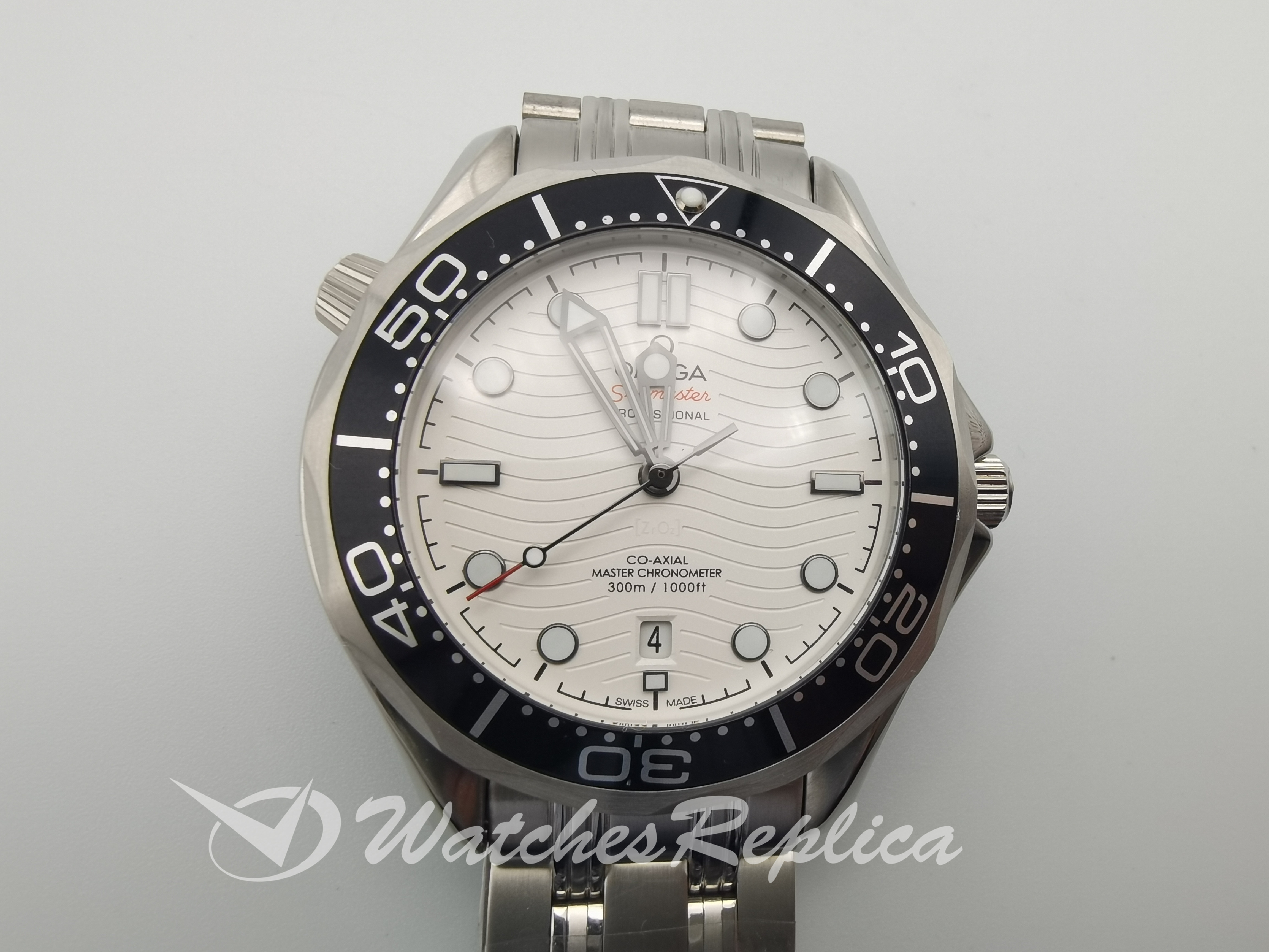 Omega Seamaster 210.30.42.20.04.001 42MM Quadrante bianco Per Uomo Guarda-2